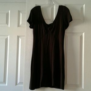 *Dark Brown Sequin Tee Dress LRG